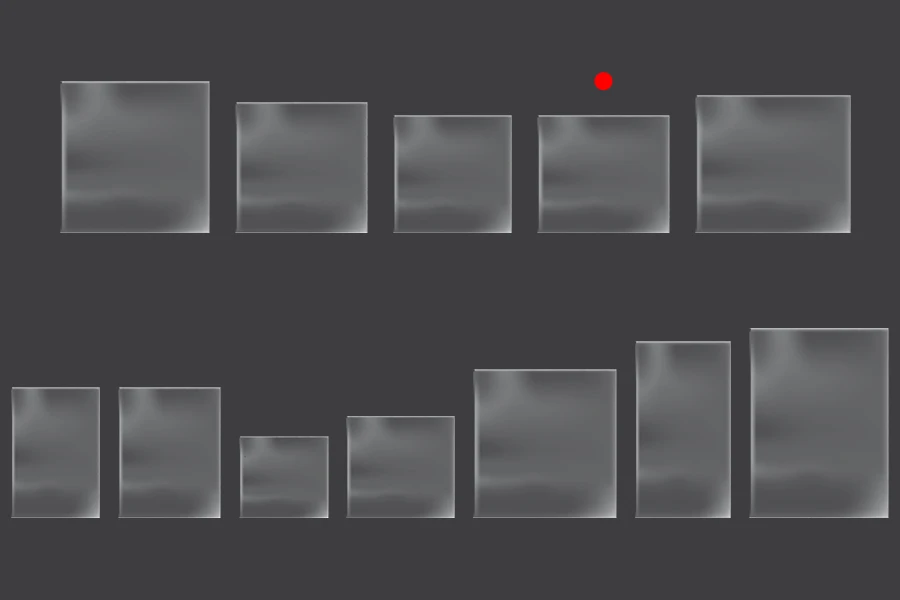 Film - folija za pakovanje i umotavanje 187x167 mm - 100 kom-dimenzije_slike