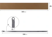 Rezervna tkanina 323x40 mm i žica 330x8 mm za mašinu za termičko zatvaranje-slika_proizvoda