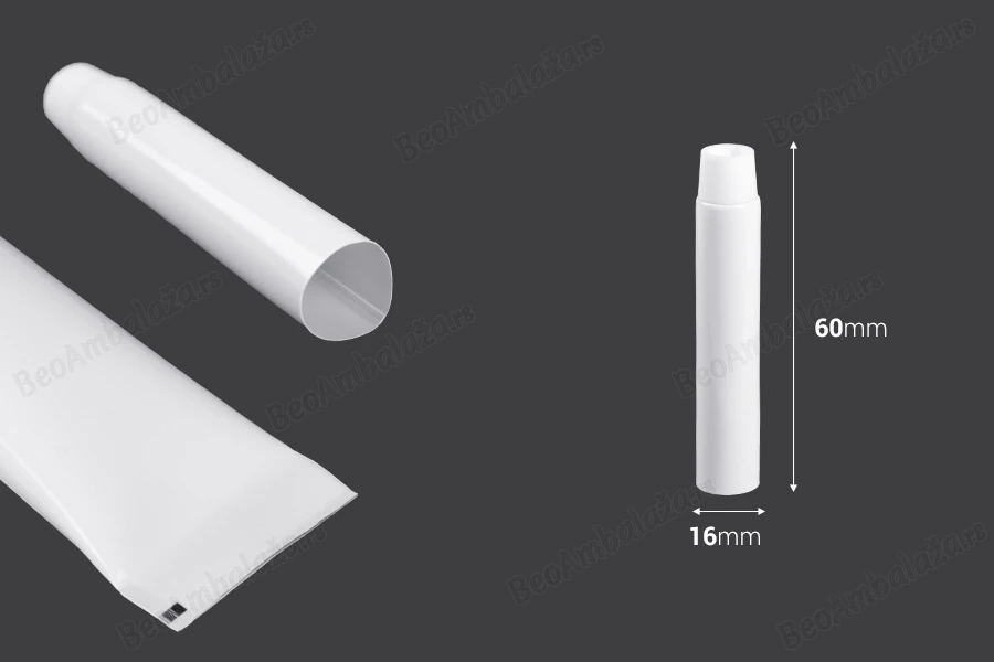 Plastična tuba 5 ml sa unutrašnjom aluminijumskom oblogom i navojnim zatvaračem – 12 komada-dimenzije_slike