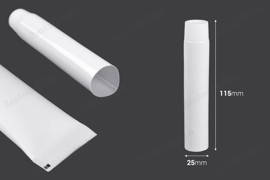 Plastična tuba 30 ml sa unutrašnjom aluminijumskom oblogom i navojnim zatvaračem – 12 komada-dimenzije_slike