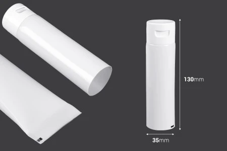 Plastična tuba od 50 ml sa unutrašnjom aluminijumskom oblogom i flip top zatvaračem – 12 komada-2