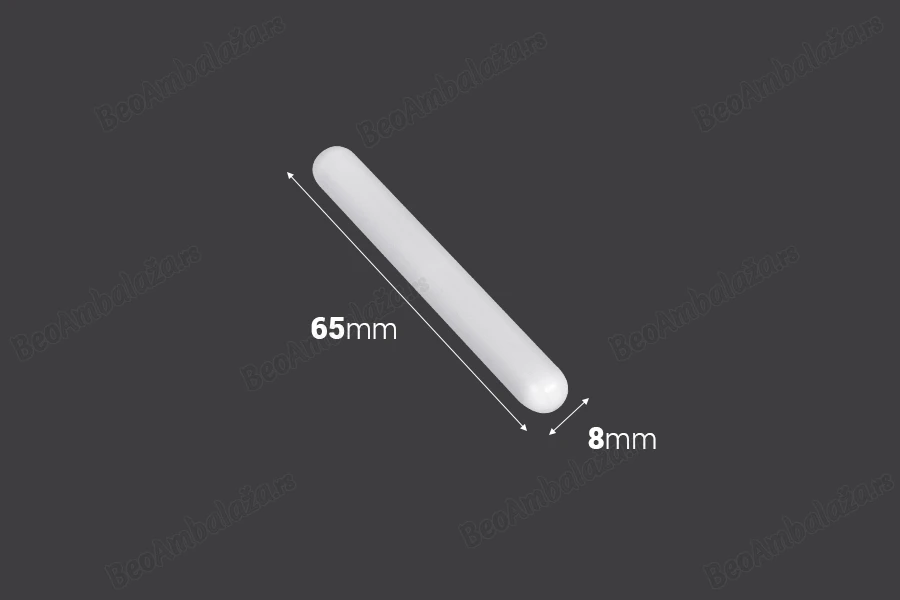 Magnet za magnetnu mešalicu 8x65 mm - 6 kom-dimenzije_slike