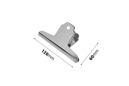 Metalna štipaljka za papir 120x60 mm - 12 kom-2