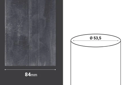 Termoskupljajuća perforirana plastična folija širine 84 mm - dužina metar (f 53.5)-2