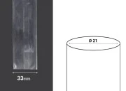 Termoskupljajuća perforirana plastična folija širine 33 mm - dužina metar (f 21)-dimenzije_slike