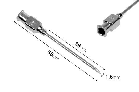 Zamenska igla 38 mm za metalni špric-2