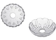 Dekorativna staklena ploča sa rupom u sredini (26 mm) za sveće i lustere - 6 kom-slika_proizvoda