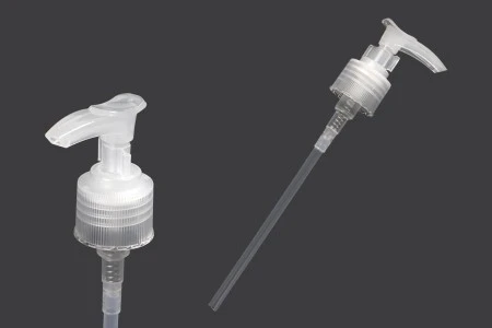 Plastična providna pumpica 24/410 za šampone, kreme ili losione-1