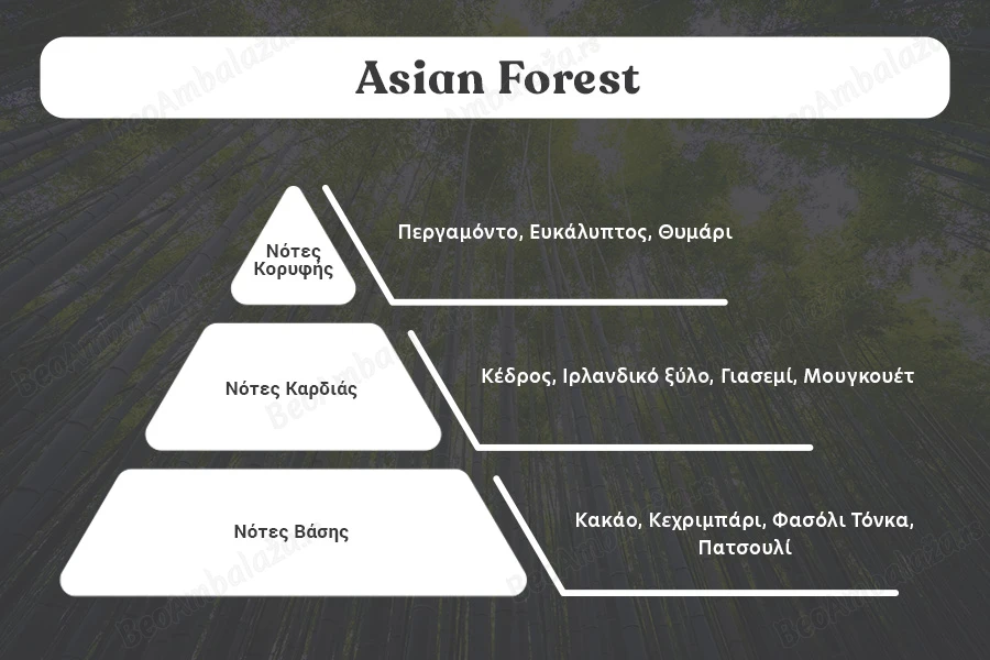 Asian Forest - Aromatična sveća od sojinog voska sa pamučnim fitiljem (110gr)-dimenzije_slike