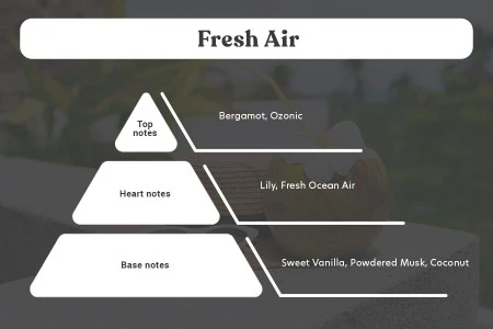 Fresh Air - Aromatična sveća od sojinog voska sa pamučnim fitiljem (110gr)-3
