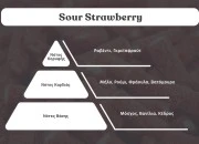 Sour Strawberry - Aromatična sveća od sojinog voska sa pamučnim fitiljem (110gr)-dimenzije_slike