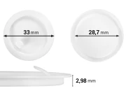 Plastični međupoklopac 33mm za teglicu za kreme-slika_proizvoda