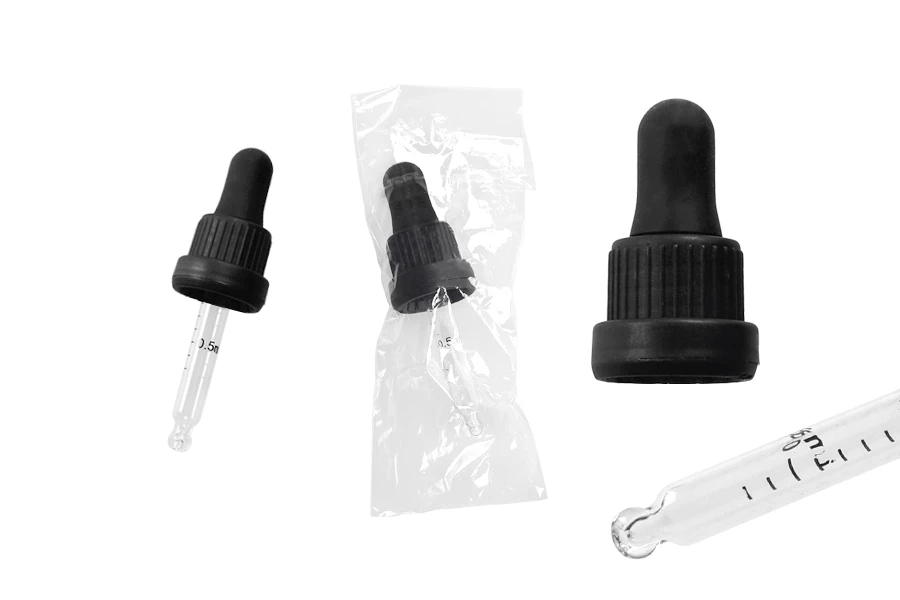 Pipeta od 20mL sa crnim i širokim sigurnosnim zatvaračem, oznakama za zapreminu i MAT ili sjajnom crnom gumicom - pojedinačno pakovanje Pipeta od 20mL sa crnim i širokim sigurnosnim zatvaračem, oznakama za zapreminu i MAT ili sjajnom crnom gumicom - pojedinačno pakovanje-dimenzije_slike