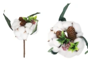 Dekorativni buket sa cvetom pamuka-slika_proizvoda