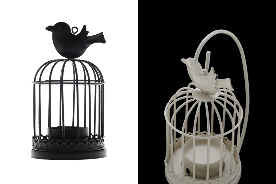 Dekorativni metalni svećnjak, u dve boje-dimenzije_slike