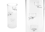 Dekorativni stakleni svećnjak za 3 sveće, 30x12cm-grupa_slika