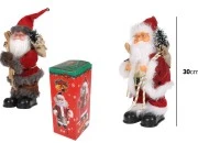 Ukrasni Deda Mraz, pokretni i sa muzikom - visine 30cm-dimenzije_slike