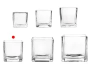 Dekorativna staklena posuda za svećice, 100x100 mm-grupa_slika