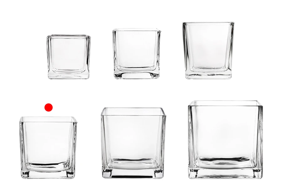 Dekorativna staklena posuda za svećice, 100x100 mm-grupa_slika