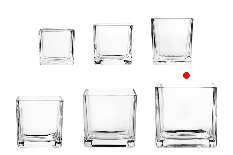 Dekorativna staklena posuda za svećice, 150x150 mm-grupa_slika