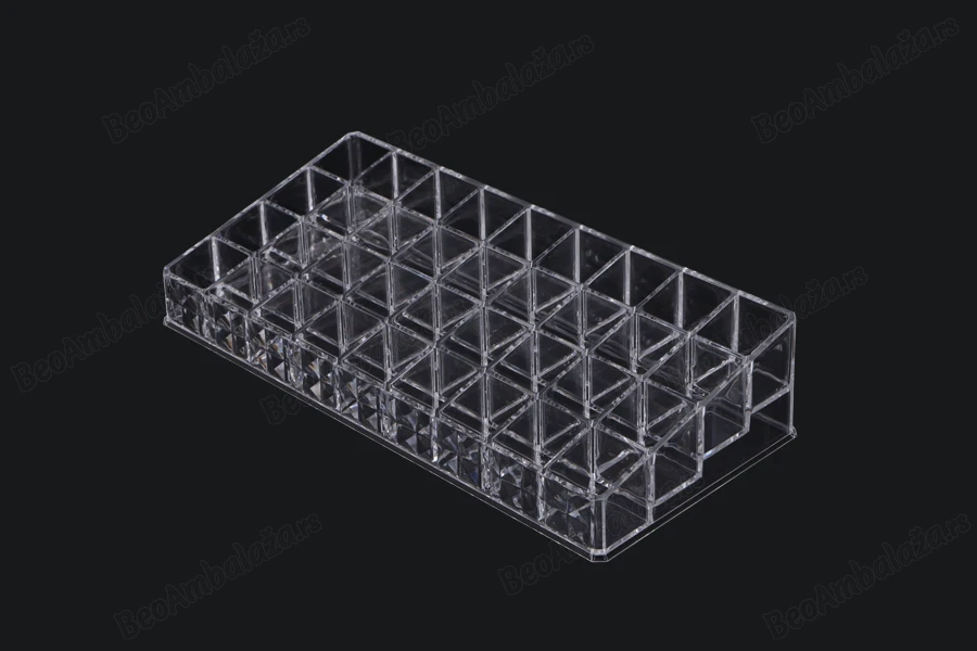 Stalak (postolje) od pleksiglasa 260x120x60mm sa 4 nivoa (36 mesta)-slika_proizvoda