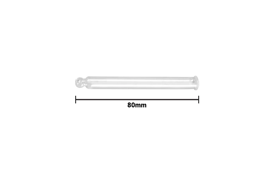 Staklena providna cevčica za pipetu PP24 (60mL) - dužina 80mm