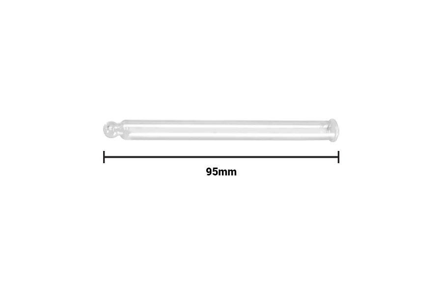 Staklena providna cevčica za pipetu PP28 (100mL) - dužina 95mm
