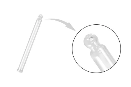 Staklena providna cevčica za pipetu PP28 (100mL) - dužina 95mm-1