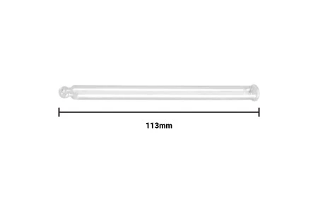 Staklena providna cevčica za pipetu PP28 (200mL) - dužina 95mm-2