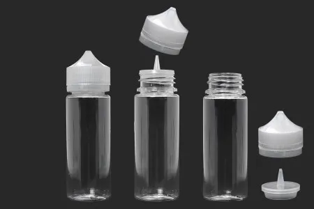 PET flašica 120mL sa plastičnom kapaljkom i providnim zatvaračem za dopunu za električnu cigaretu - 50 kom-5
