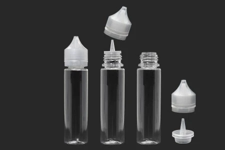 PET flašica 60mL sa plastičnom kapaljkom i providnim zatvaračem za dopunu za električnu cigaretu - 50 kom-5