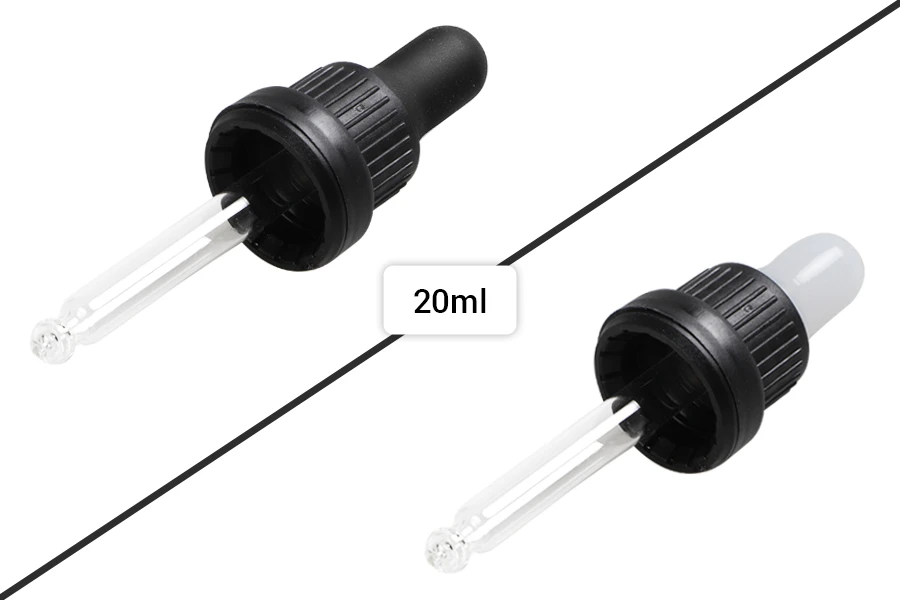 Pipeta od 20mL sa crnim širokim sigurnosnim zatvaračem, MAT crnom ili providnom gumicom i cevčicom bez oznaka za zapreminu - pojedinačno pakovanje Pipeta od 20mL sa crnim širokim sigurnosnim zatvaračem, MAT crnom ili providnom gumicom i cevčicom bez oznaka za zapreminu - pojedinačno pakovanje-slika_proizvoda