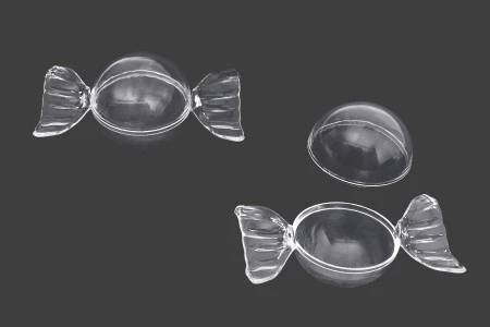 Plastična providna kutija u obliku bombone- 12kom-1