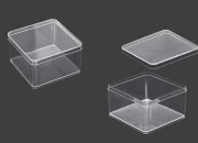Plastična providna kutija 90x90x57mm - 6 kom Plastična providna kutija 90x90x57mm - 6 kom