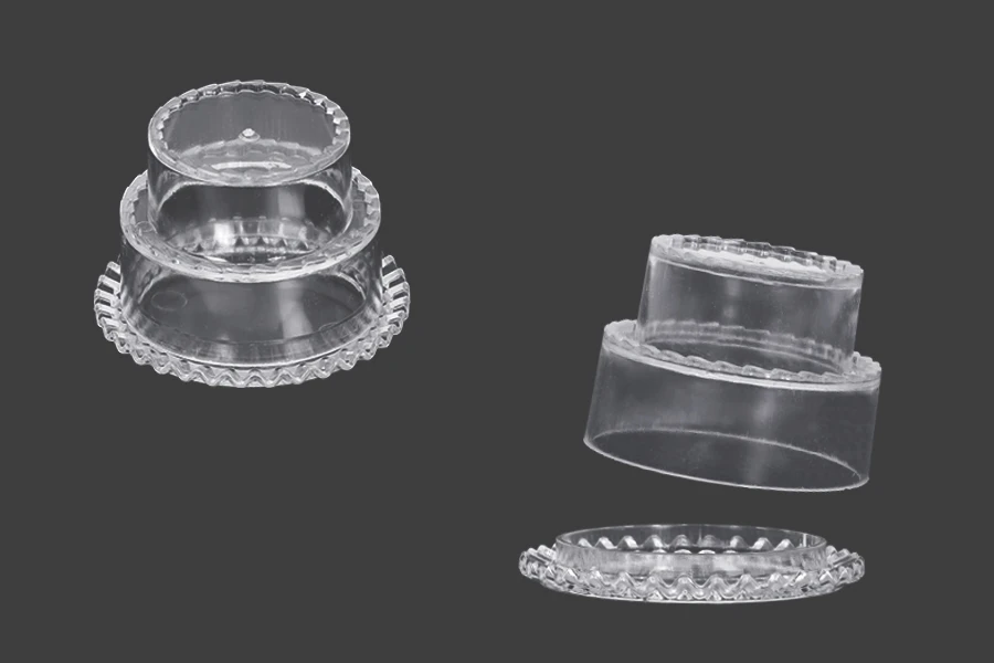 Plastična providna kutija 65x45mm- 12kom Plastična providna kutija 65x45mm- 12kom