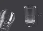Plastična cilindrična posudica za slatko 150mL - 10 kom Plastična cilindrična posudica za slatko 150mL - 10 kom