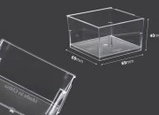 Četvrtasta plastična posudica za slatko 150mL - 10 kom Četvrtasta plastična posudica za slatko 150mL - 10 kom