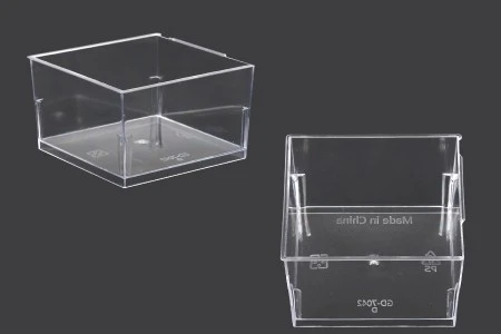 Četvrtasta plastična posudica za slatko 150mL - 10 kom-1