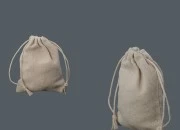 Platnena bež vrećica 80x100mm - 50 kom-slika_proizvoda