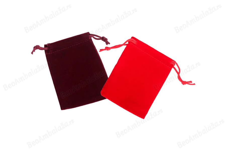 Vrećica od velura 70x90mm, u tri boje - 50 kom-