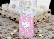 Ručno izrađene vrećice roze boje, 75x44x122mm - 12 kom-