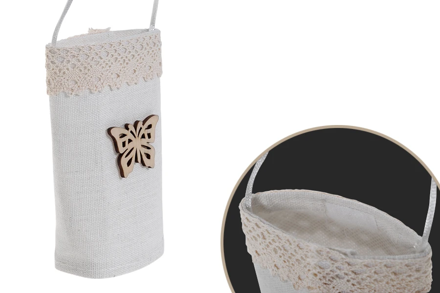 Ručno izrađene vrećice u krem-beloj boji, 64x45x124mm - 12 kom-dimenzije_slike