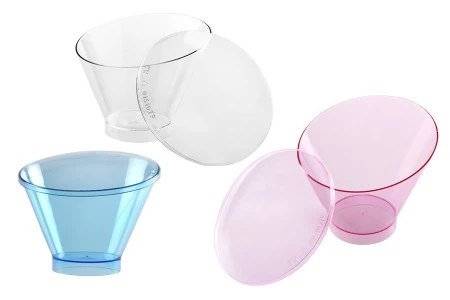 Plastična čaša 130ml sa poklopcem za slatkiše-1