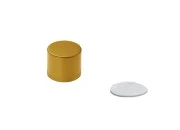 Aluminijumski UV srebrni, zlatni ili crni mat zatvarač PP 18mm sa unutrašnjim međupoklopcem Aluminijumski UV srebrni, zlatni ili crni mat zatvarač PP 18mm sa unutrašnjim međupoklopcem