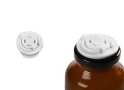 Zatvarač plastični flip top beli - 12 kom Zatvarač plastični flip top beli - 12 kom