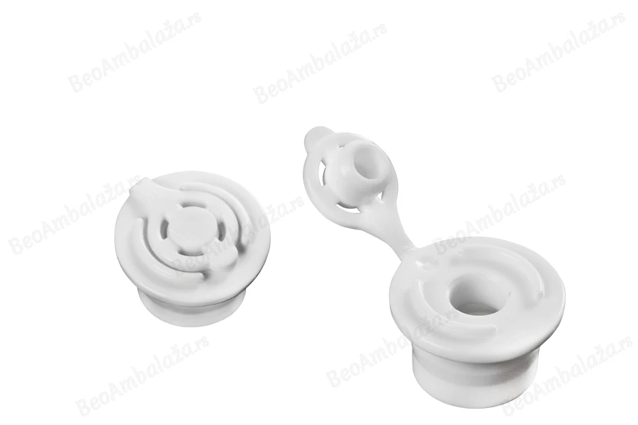 Zatvarač plastični flip top beli - 12 kom-slika_proizvoda