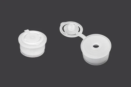 Plastični beli flip top poklopac PP24- 12 komada-1