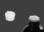 Plastični beli flip top poklopac PP24- 12 komada Plastični beli flip top poklopac PP24- 12 komada