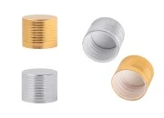Plastični zatvarač PP18 sa aluminijumskim premazom i unutrašnjom zaptivkom Plastični zatvarač PP18 sa aluminijumskim premazom i unutrašnjom zaptivkom