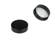 Plastični crni MAT zatvarač sa unutrašnjom zaptivkom-slika_proizvoda